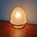 Art Deco Plafondlamp Van Gesatineerd Glas, Jaren 20 thumbnail 3