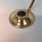 Mid-Century Brass Big Button Table Lamp thumbnail 6