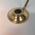 Mid-century Brass Big Button Table Lamp thumbnail 6