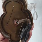 Vintage Brocante Wandlamp Met Glazen Pegels thumbnail 14