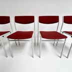 Set Van 4 Stapelbare Stoelen Van Gijs van der Sluis, 1970's thumbnail 2