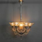 Art Deco Hanglamp G. Leleu thumbnail 3