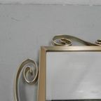 Vintage Geslepen Spiegel In Aluminium Frame thumbnail 14