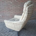 Jaren 60 Vintage Draaifauteuil Retro Draaistoel thumbnail 9