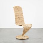 Vintage Mid-century Italiaans Design Banana Leaf S-chair Fauteuil Van Marzio Cecchi Voor Studio M thumbnail 2
