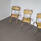 Old Stacking School Chairs 1950s thumbnail 4