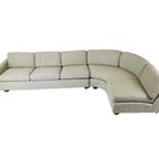 Vintage Artifort Modulaire Bank | Ronde Bank Groen Gemêleerd thumbnail 7