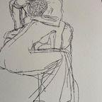 Gustav Klimt After (1862-1918), Coppia Di Amanti, 1903, Printed In Italy thumbnail 4