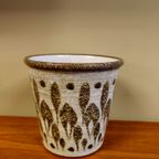 Grote Vintage Denby Engeland Bloempot Keramiek thumbnail 3