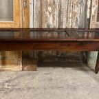 Oude Toonbank, Vitrine-Tafel, Sidetable, Pronktafel. L 180Cm thumbnail 2
