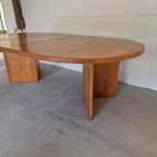 Vintage Massief Houten Uitschuifbare Eettafel Xl Design thumbnail 12