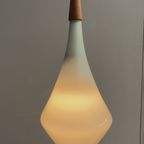 Holmegaard Grey Glass Hanging Lamp 1960S. thumbnail 7