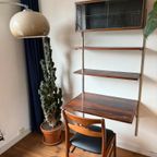 Pastoe Wandsysteem Met Bureau In Palissander 1960S thumbnail 6
