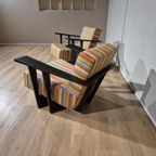 2x Neil David F1 Fauteuil - Essenhout - Design - Nieuwstaat thumbnail 9