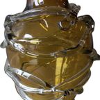 Venetian Modern Glass Grote Vaas. thumbnail 2