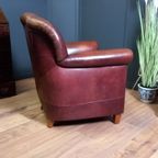 Vintage Topper, Schapenleren Clubfauteuil thumbnail 8