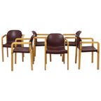 Set Van 6 Vintage Design Stoelen Dolmas Kembo Jb Meijer Jaren 80 thumbnail 14