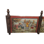 Antiek Siciliaans Beschilderd Wagenschot thumbnail 2