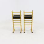 Set Of 2 Italian Height Adjustable Chairs Or Barstools 1980S thumbnail 8