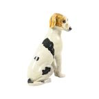 Vintage Honden Beeld Sculptuur Craquelé Keramiek Italy 31Cm thumbnail 2