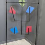 Colorful Metal Room Divider 1960S thumbnail 5