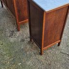 Prachtige Kaptafel Commode Met Marmer Blad + Nachtkastje thumbnail 11