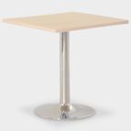 Solidesk Kantinetafel, Ahorn Blad, 70 X 70, Vaste Hoogte Onderstel thumbnail 2