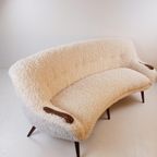 Vintage Bank Teakhout Teddy | Uniek Model Nieuw Gestoffeerd thumbnail 7