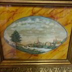 Franse Kunstwerken Met Postzegels Eind 19E Eeuw thumbnail 7