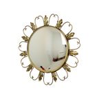 Vintage Fish Eye Bolle Spiegel Sunburst Heksenspiegel Deknudt Hollywood Regency thumbnail 7