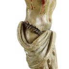 Corpus Hout Polychroom Antiek Christi 18de Eeuw Sculptuur Beeld 33cm thumbnail 15