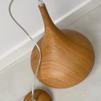 Metalen Hanglamp Met Teak Houten Uitstraling thumbnail 3