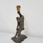 Vintage Brass Sculptural Naked Female Figurine Table Lamp - 1970s thumbnail 4