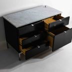 Vintage Mid-century Directeurskast Met Marmer Van Florence Knoll Voor Knoll International thumbnail 8