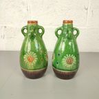 Duo Vazen In Vlaams Aardewerk 28Cm thumbnail 2