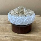 Art Deco Plafonlamp Vintage Plafonniere Glas thumbnail 4