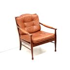 Vintage Leren Fauteuil Van Ulferts Sweden Gemaakt In De Jaren '70 thumbnail 10