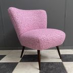 Pink Cocktail Chair 1960S Mcm thumbnail 3