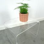 Kunststof Gebogen Plexiglas Tafel Vintage thumbnail 9