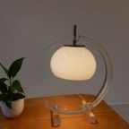 Vintage Plexiglas Tafellamp Dressoir Lamp Space Age Jaren70 thumbnail 4