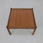 Vintage Salontafel Teak 1960 Omkeerbaar Blad thumbnail 5