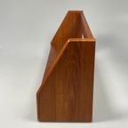 Vintage Wandplank Met Lades, Dyrlund, Massief Teak, Denemarken 1970'S thumbnail 10