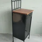 Ijzeren Metalen (Ziekenhuis) Nachtkastje Halkastje thumbnail 3