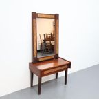 Vintage Sidetable Met Spiegel Denemarken thumbnail 6