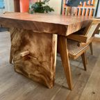 Houten Wabisabi Tafel Uit Suar Hout thumbnail 2