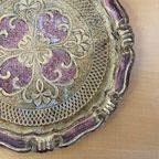 Italiaans Dienblad Florentijns Vintage thumbnail 4