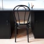 Vintage Krukken, Krukjes Op Metalen Pootjes En Leren Zitting thumbnail 14