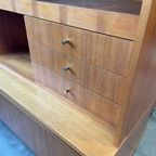 Vintage Zweeds Wandmeubel / Highboard. Royal Board 1970's thumbnail 15