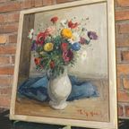 Bloem Stilleven Raymond Van Hoeck, België thumbnail 5