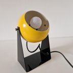 Vintage Eyeball Light Geel Bollampje Bollamp Jaren 60 thumbnail 2